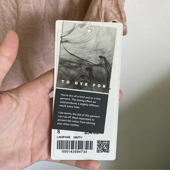 Nwt 🆕 Lululemon Love Crew T-Shirt in Summit Wash Smoky Topaz • US 8 - Picture 10 of 13